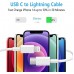 USB C to Lightning Cable 3Pack 10FT [MFi Certified] Type C Power Delivery Fast Charging Cord for iPhone 14/13/12/11/XS/XR/X/8/iPad